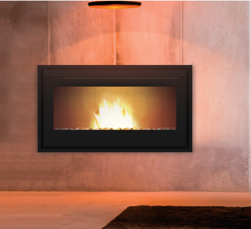 Inserto a Pellet Esprit Infinity, ventilato e canalizzabile, Thermorossi