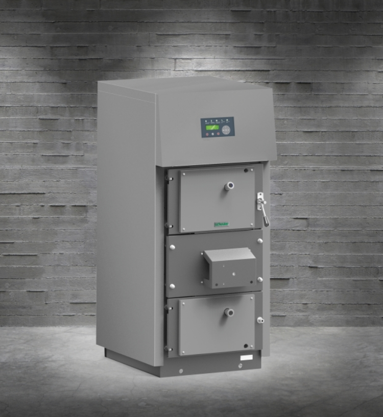 Caldaia biocombustibile legna/pellet OHP 34, Schuster