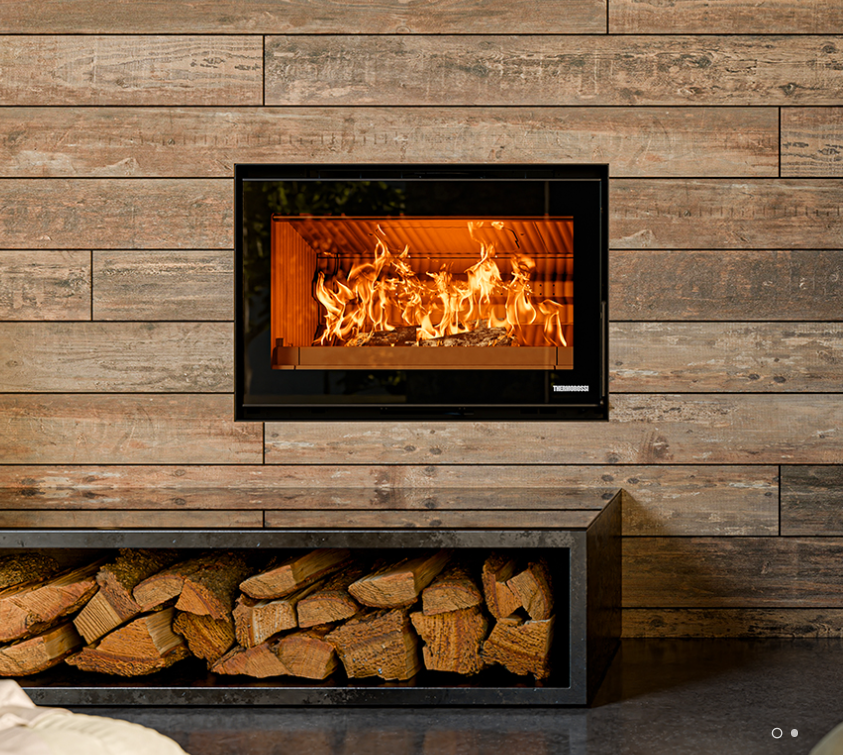 Skyline Evo6 800 Inserti a legna convezione naturale, ventilati e canalizzabili, Thermorossi