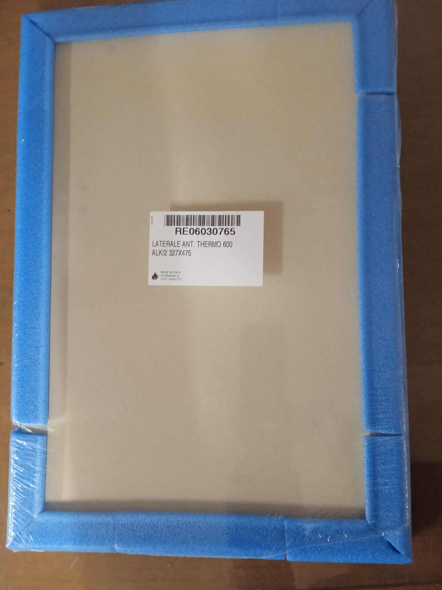 Schienale laterale Aluker liscio Thermo MT 600, Piazzetta