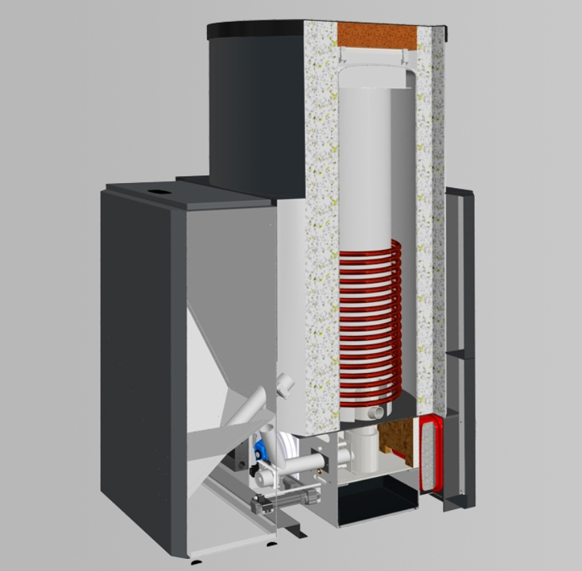 Caldaia a pellet Fireboiler - 34, Tecnosolar
