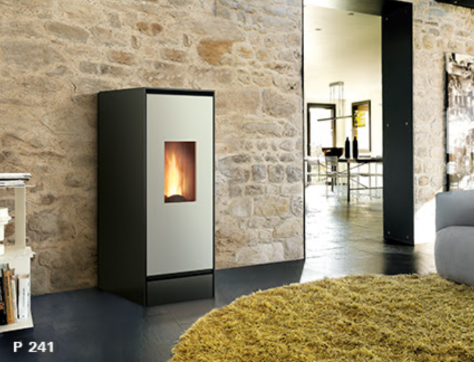 Stufa a Pellet modello P241 - 5 stelle, Premium Plus Line, Piazzetta