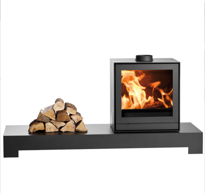 Stufa a legna in ghisa modello TQ33 Catalytic Hybrid Woodbox, Nestor Martin