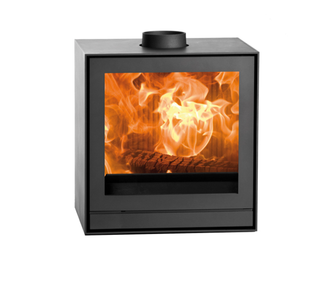 Stufa a legna in ghisa modello TQ33 Catalytic Hybrid Woodbox, Nestor Martin