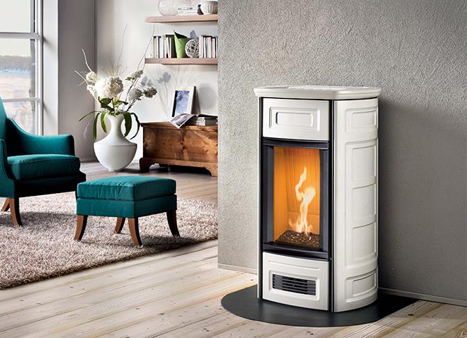 G958 C - Metano Stufa a gas ventilazione forzata Piazzetta