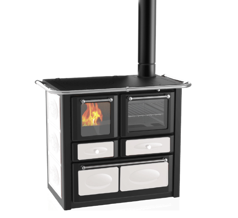 Cucina a legna con forno Gaia 149 A VL Dx, Lincar