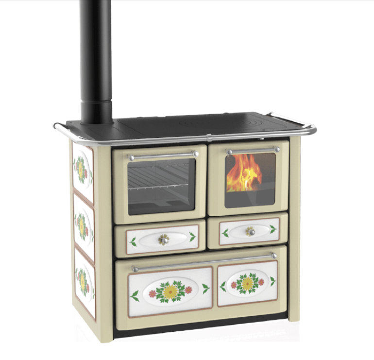 Cucina a legna con forno Gaia 149 A VL SX, Lincar