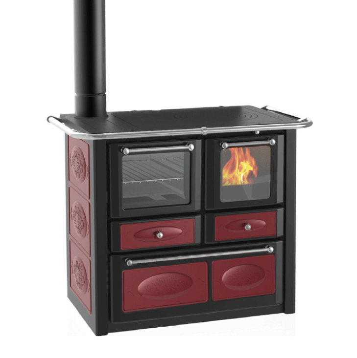 Cucina a legna con forno Gaia 149 A VL SX, Lincar