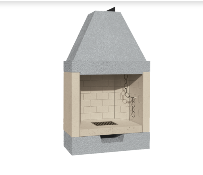 M 80 REF, caminetto prefabbricato MarsiCamin