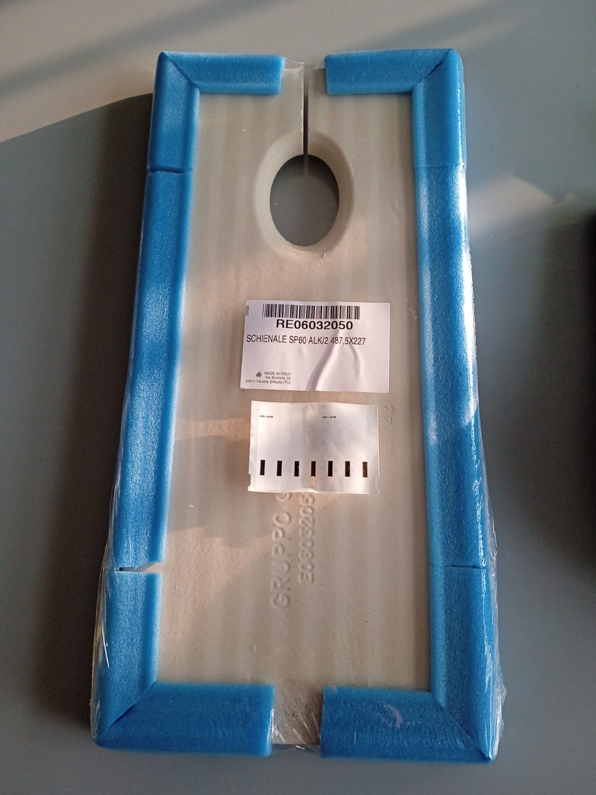 Schienale Aluker per Stufe Thermo, Superior Piazzetta e Piazzetta
