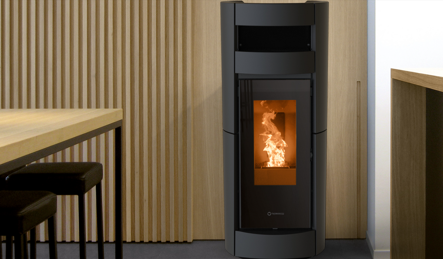 Chic Supreme Stufa a pellet canalizzabile, Thermorossi