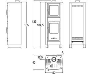 Disegno_tecnico_stufa a legna_Malika_Superior_Piazzetta