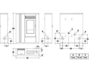 Disegno_tecnico_stufa a pellet_rita_Superior_Piazzetta