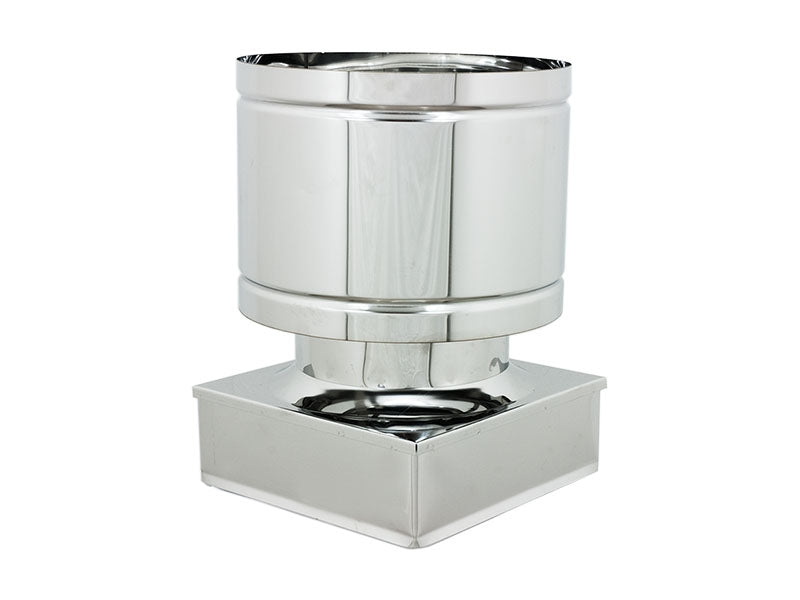 Terminale a Botte quadro ZINCO / INOX / RAME 304 - 316, Zinco Group