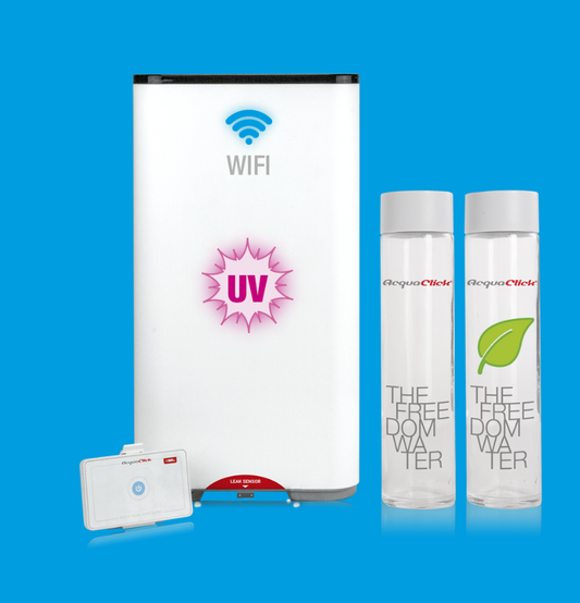 Affinatore sotto lavello ad osmosi inversa con lampada UV, Acquaclick 4,0 UV GEL