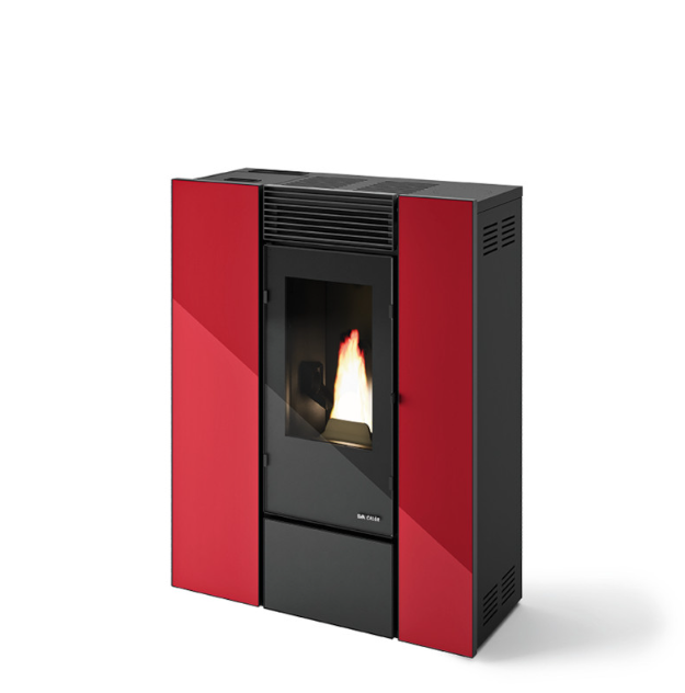 Stufa a Pellet modello Denise Ermetica, Eva Calor