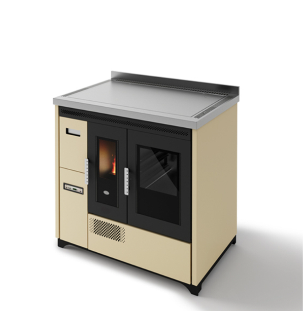 Cucina a Pellet modello Enrica ventilata, Eva Calor