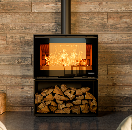 Fullmoon Evo6 stufa camino a convenzione naturale e ventilata, Thermorossi
