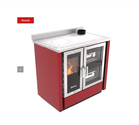 Cucina a legna con doppio forno Fusion, Lincar