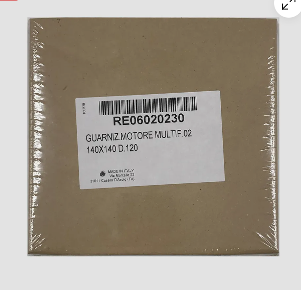 Guarnizione motore Multifuoco 140x140, RE06020230 Piazzetta