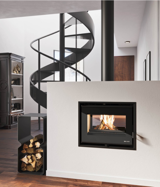 Inserto a Legna Bifacciale modello Diego 11, Eva Calor