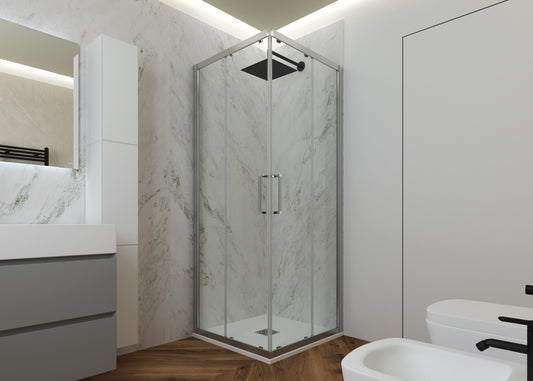 Box doccia Kuadro A2 FS apertura angolare, Forte