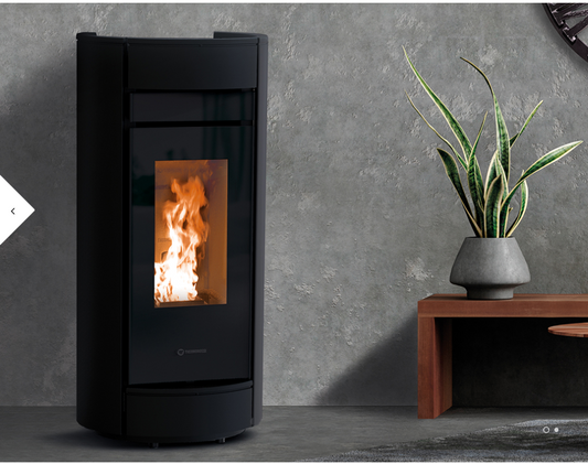Moma Air Evo6 stufa a pellet a convenzione naturale e ventilata, Thermorossi