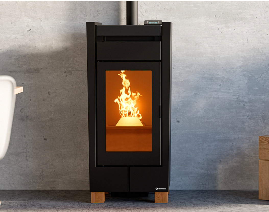 Mood Evo6 Stufa a pellet ventilata, Thermorossi