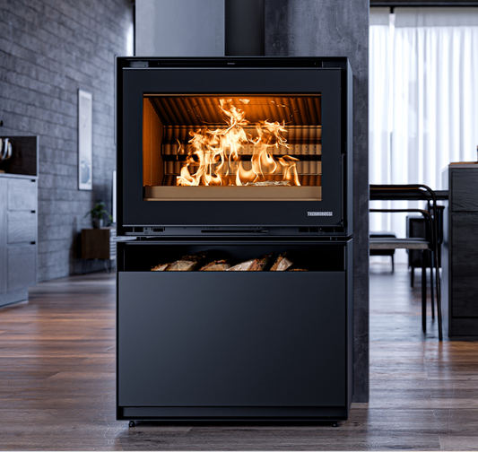MoonLight Evo6 stufa camino a convenzione naturale e ventilata, Thermorossi