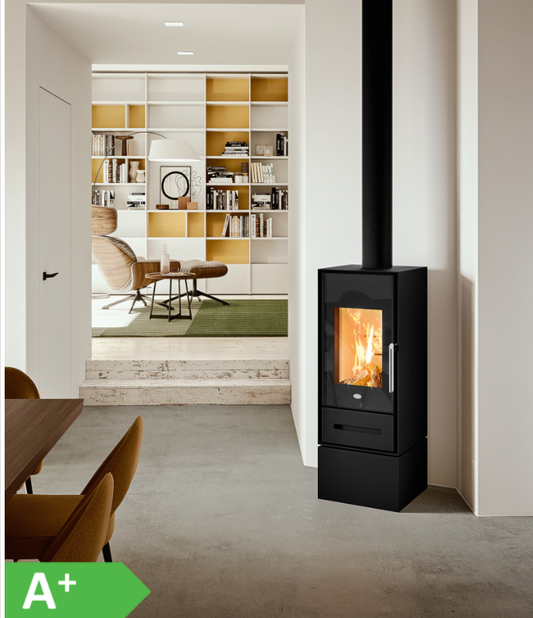 Stufa a Legna modello Regina Ermetica, Eva Calor