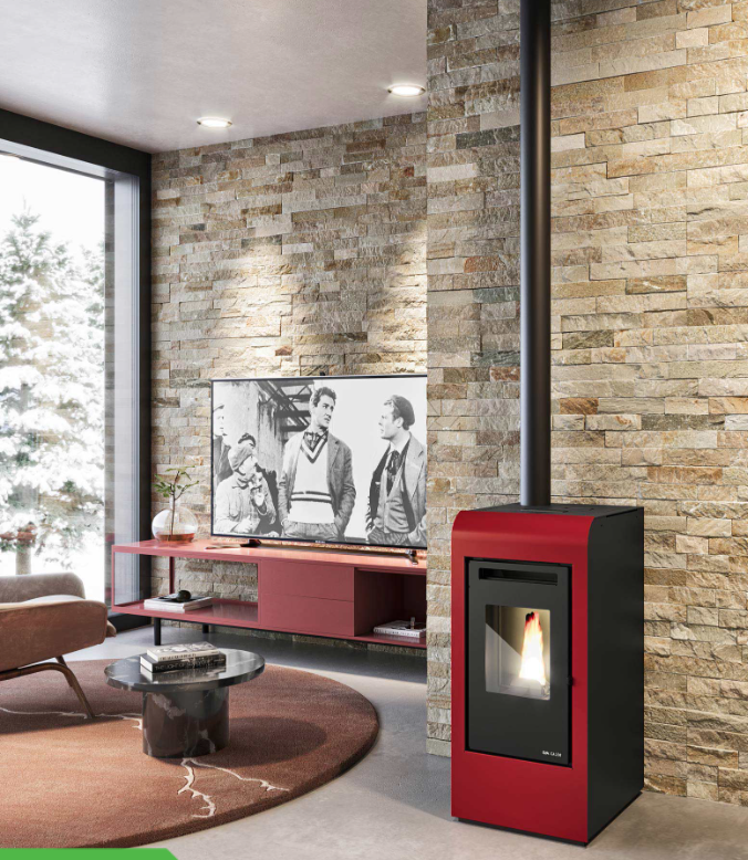 Stufa a Pellet modello Rita Plus, Eva Calor