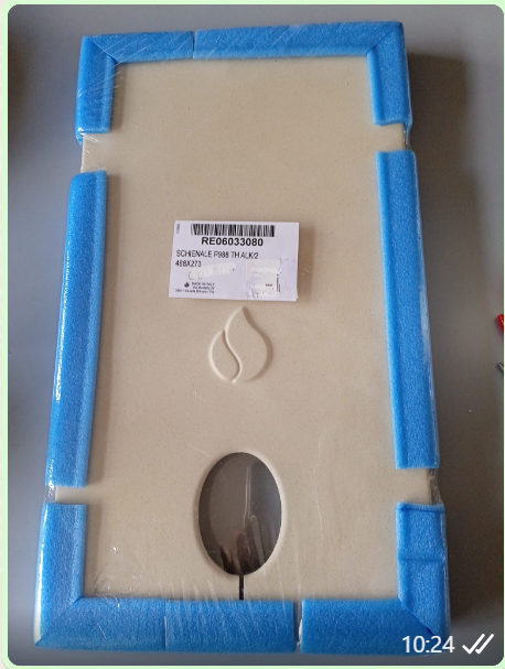 Schienale Aluker per Stufe Thermo P988, Piazzetta