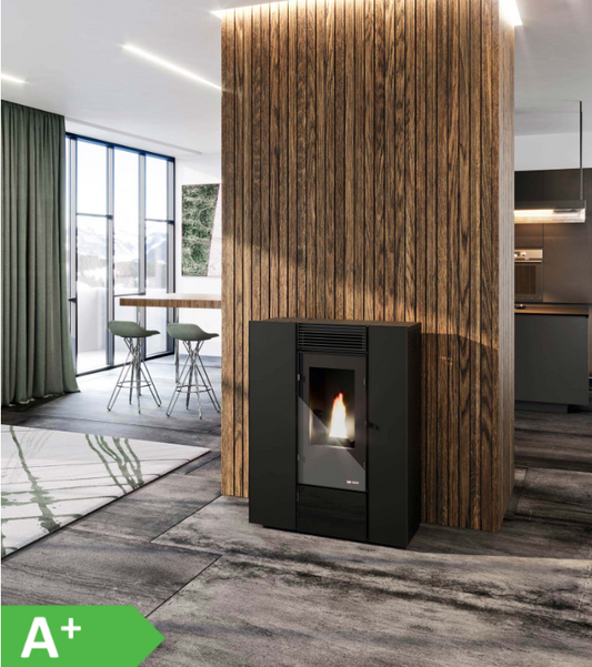 Stufa a Pellet modello Viola Ermetica, Eva Calor