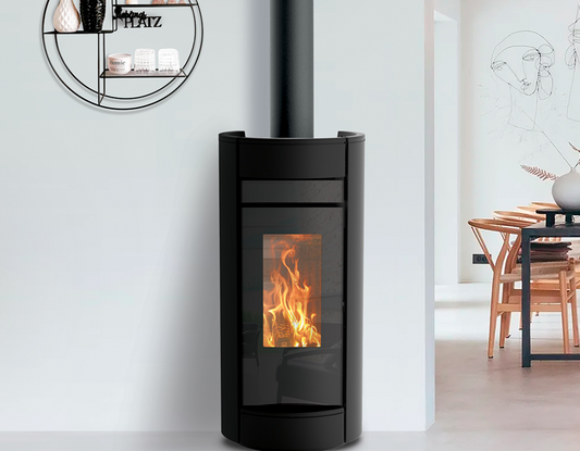Moma Evo Wood 5 stelle, stufa a legna canalizzabile Thermorossi