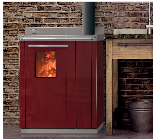 Bosky 30 Square Evo 5, termocucina a legna Thermorossi