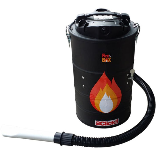 Aspiracenere_2 Click_W 8020_Acciaio_Fire & Box_1000 watt