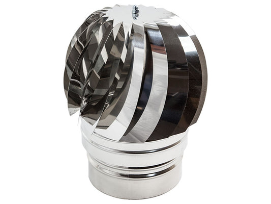 Terminale Eolico Tondo zinco, inox e rame, Zinco Group