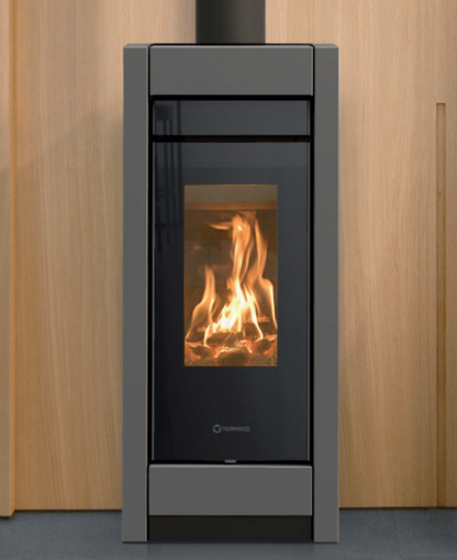 Essenza Evo Wood metalcolor, Stufa a Legna canalizzabile, Thermorossi