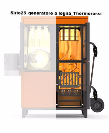 Sirio 25 generatore a legna Thermorossi
