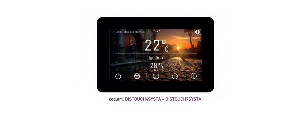 touchscreen_display per caldaie_ctm