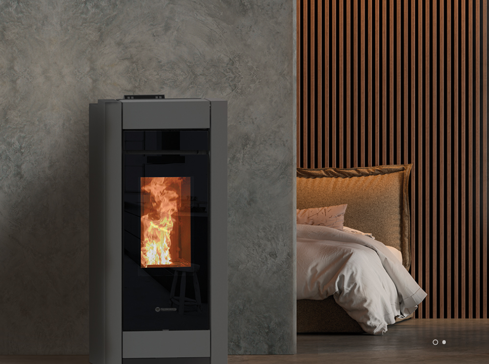 Essenza idra 14/18/21 Metalcolor, termo stufa a pellet Thermorossi