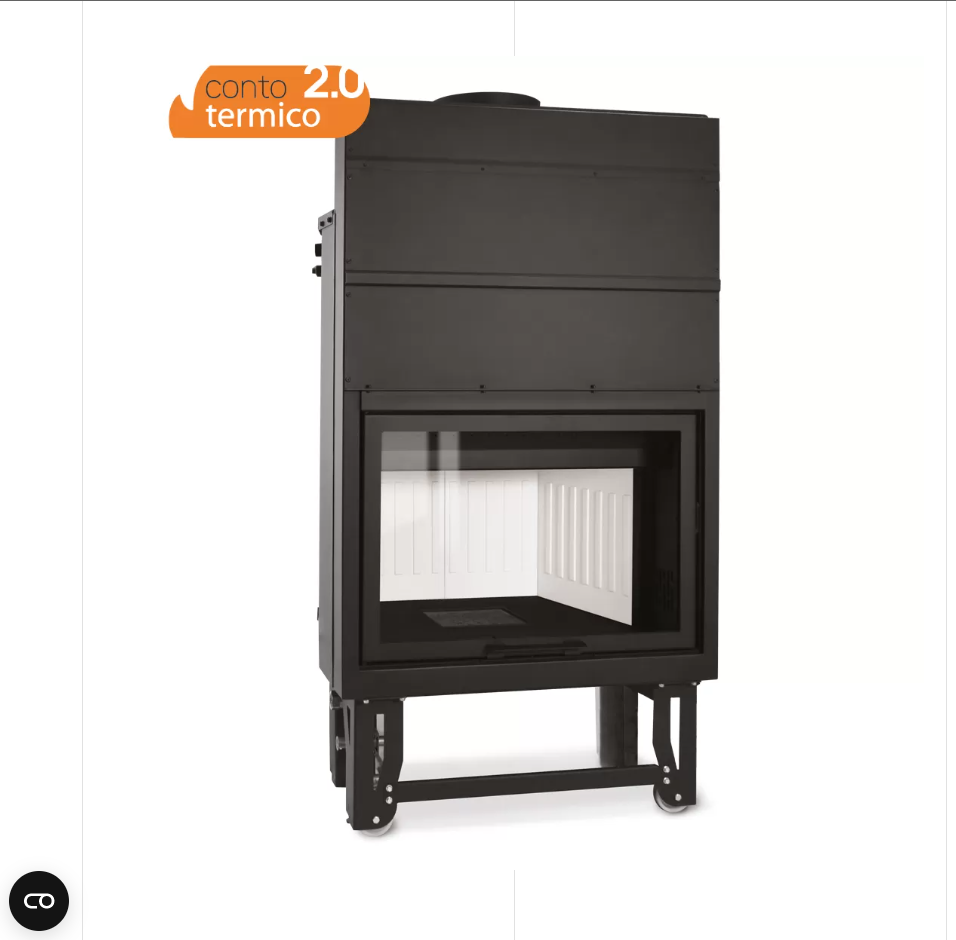 Termocamino 80 IDROplus, ClimaCalor